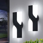 Modern Wall Sconce, Black Indoor Light Fixtures Set Of 2, 8W Acrylic Wal.... Fixed Price $62.12.