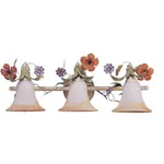 Elk Lighting Transitional Three Vanity Pendant Flowers Leaves New. Fixed Price $175.00.