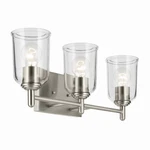 Brushed Nickel Bathroom Vanity Light From The Shailene Collection. Fixed Price $154.97.