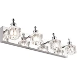 Presde Bathroom Vanity Fixtures Over Mirror Modern Led 4 Lights Chrome. Fixed Price $97.21.