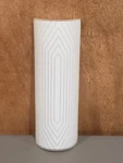Classic Art Deco Geo Pattern Frosted Glass Strip Wall Light Sconce Shade. Fixed Price $27.00.
