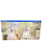Hampton Cherie Double Light Vanity Wall Polished Chrome Bell Shade 7422-625. Fixed Price $30.00.