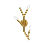 Dainolite Morgan 3LT Wall Sconce, Brass MOR-203W-AGB. Fixed Price $126.00.