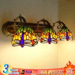 Wall Sconce Tiffany Vanity Fixtures Stained Glass Lampshade 3-LIGHT. Fixed Price $77.24.