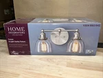 Home Decorators Evelyn Light Vanity Brushed Nickel Seeded 1004 693 642. Fixed Price $9.99.