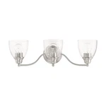 Livex Lighting 15133-91 Montgomery Vanity Sconce, Brushed Nickel. Fixed Price $56.45.