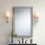 Possini Euro Ludlow Wall Sconce Set With Uttermost Verne Mirror. Fixed Price $499.97.