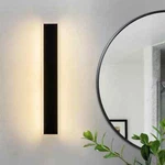 Llhzsy 23.6 In. Matte Black Linear Dimmable Integrated Led Vanity Light Bar. Fixed Price $68.77.