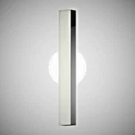Sonneman 2592.01 Solid Glass Bar Led 3 Inch Polished Chrome Bath Wall Light. Fixed Price $467.50.