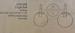 Minka-lavery 2792-695 Auresa Bathroom Vanity Light Vantage Fixture Soft Brass. Fixed Price $55.00.