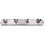 4-LIGHT Brushed Nickel Bath Or Vanity Monument 558739 Lights. Fixed Price $27.99.