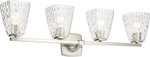 Kichler Marant 33" 4-LIGHT Brushed Nickel Vanity New Free Shippin. Fixed Price $279.95.