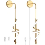 Modern Plug In Wall Sconces Set Of TWO,4500K Neutral Light.... Fixed Price $81.89.