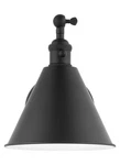 Bellevue SGBF72289 Aube 11" Tall Bathroom Sconce - Black. Fixed Price $139.00.