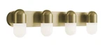 Afx IRVV3206LAJUD Irvine 4 Light 33"W Led Vanity - Brass. Fixed Price $206.40.