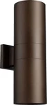 Quorum International 721-2 Cylinder Light 17" Tall Outdoor Wall Bronze. Fixed Price $206.00.