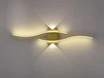 Modern Gold Creative Wave Strip Led Wall Light Fixture Industrial Sconce. Fixed Price $49.99.
