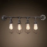 Rustic Steampunk Wallmount Pipe Sconce Industrial Valve Lamp Lighting. Fixed Price $119.00.