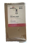Design House 519694 Ajax 6"W Semi-flush Ceiling Fixture Light Lamp Bronze. Fixed Price $38.99.