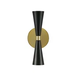 Kalco 310422 Milo Light 12" Tall Led Wall Sconce - Black. Fixed Price $251.00.