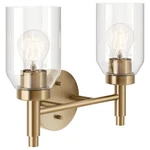 Brighten Your Morning Routine - Kichler 2 Light Bathroom Vanity Fixture. Fixed Price $179.99.