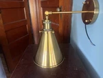 Brass Indoor Wall Sconce Light Fixture Pottery Barn Outlet Set Of 4 New. Fixed Price $75.00.