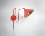 Vintage Red Wall Sconce Elegant Home Lighting Decor Mid Century Modern. Fixed Price $167.56.
