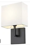 New Z-lite 815-1S Saxon 11" Tall Wall Sconce Light Matte Black Sealed Box. Fixed Price $59.84.