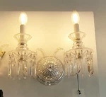 Schonbek 5036 2-LIGHT Wall Sconce. Fixed Price $350.00.