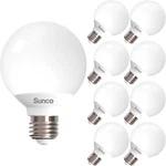 Sunco 8 Pack G25 Led Light Bulbs, Vanity Globe Bathroom Bulb, 450 Lm, 4000. Fixed Price $35.99.