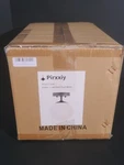 Pirxxiy Soft Black Semi Flush Mount Ceiling Light Fixture, Frosted Glass Shade. Fixed Price $80.00.