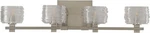 Clearwater 4 Light Bath Fixture Satin Nickel. Fixed Price $2229.00.