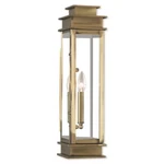 Livex Lighting Princeton Wall Lantern, Antique Brass 20207-01. Fixed Price $559.96.