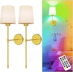 10000MAH Battery Operated Wall Sconces Set Of Two, Wireless 2. Fixed Price $84.31.