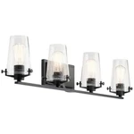 Kichler 45298 Alton Light 34"W Bathroom Vanity - Black. Fixed Price $351.99.