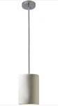 Justice Design Group Radiance Collection Led 7" Bisque & Chrome Pendant Light. Fixed Price $139.00.