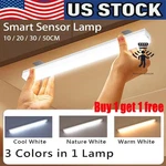 Led Motion Sensor Under Cabinet Closet Light Usb Rechargeable Kitchen Lamp Strip. Fixed Price $13.48.